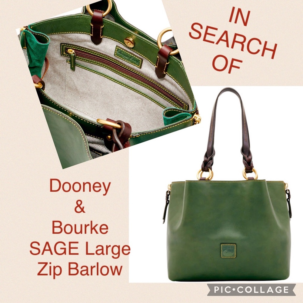 ISO!! Dooney & Bourke Florentine Large Zip Barlow